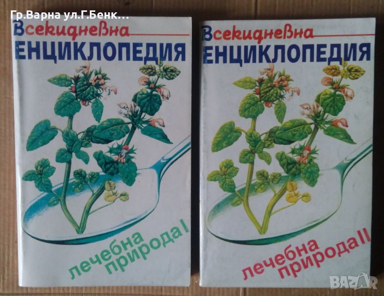 Всекидневна енциклопедия Лечебна природа 1 и 2 том Славчо Николов, снимка 1