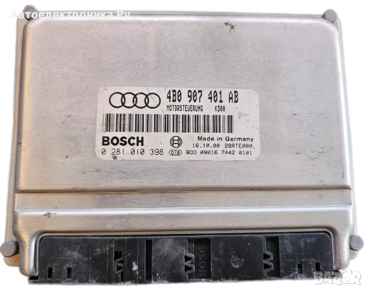 компютър Audi ,4b0907401ab ,4b0 907 401 Ab, 0 281 010 398, 0281010398, снимка 1