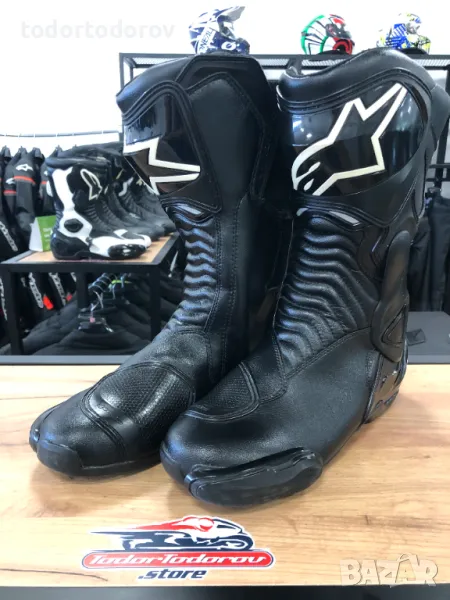 Мото Ботуши ALPINESTARS SMX-6 V2,45,протектори,става,като нови, снимка 1