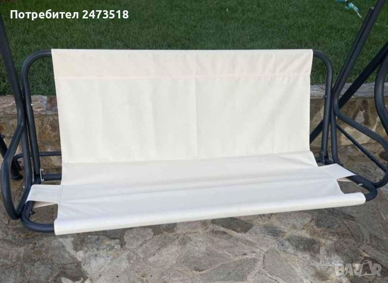 Резервен плат за седалка на градинска люлка 92х116см, снимка 1