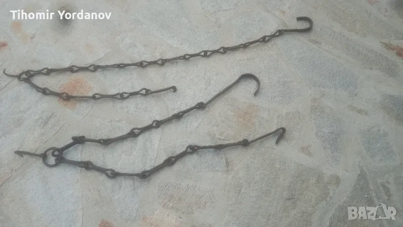 Верига за огнище -2 броя., снимка 1