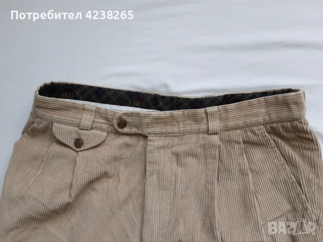 Панталон Brax спортно-елегантен джинсов, нов, светло бежов, снимка 10 - Панталони - 53619532