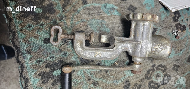 Чугунена Месомелачка №74 - БДС/ГОСТ, Ръчна, снимка 3 - Други - 52666775