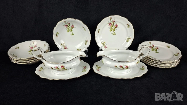 Сервиз за хранене с рози - Johann Haviland