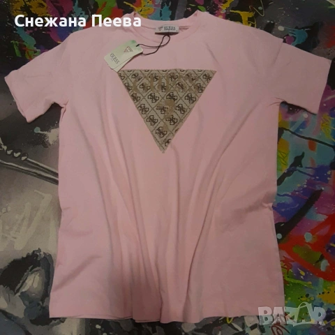 Нова дамска тениска Guess, снимка 6 - Тениски - 53562567