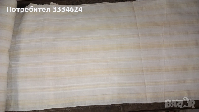 Автентичен плат кенар с коприна, снимка 2 - Антикварни и старинни предмети - 53758862