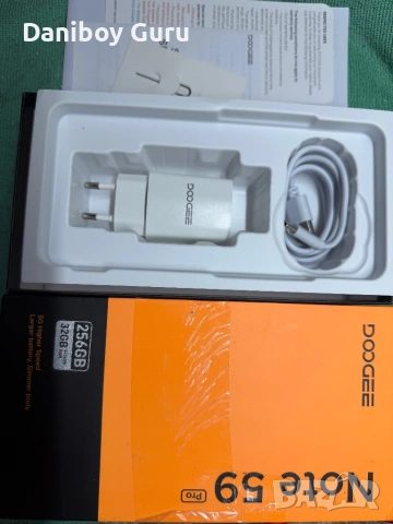Мобилен телефон Doogee Note 59 Pro, Черен, 5G, 6.75" HD+ IPS 120Hz, 32GB RAM (8GB + 24GB разширяема), снимка 14 - Телефони с две сим карти - 53823929