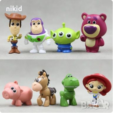 8 бр Toy Story Играта на играчките малки пластмасови фигурки PVC за игра и украса торта топери, снимка 1 - Фигурки - 46102554