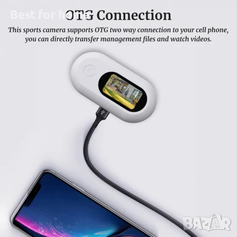 Cuifati 1080P HD мини камера, снимка 6 - Друга електроника - 50622020