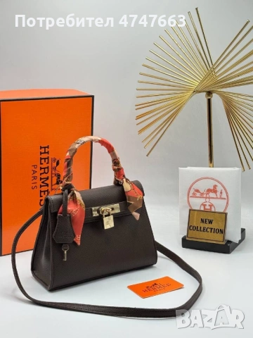 Чанта Hermes Kelly , снимка 4 - Чанти - 53609642