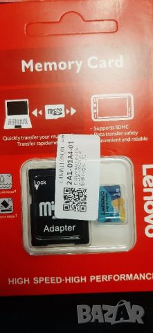 Micro sd card Lenovo 256,512,1tb,нови, снимка 4 - Карти памет - 39432502