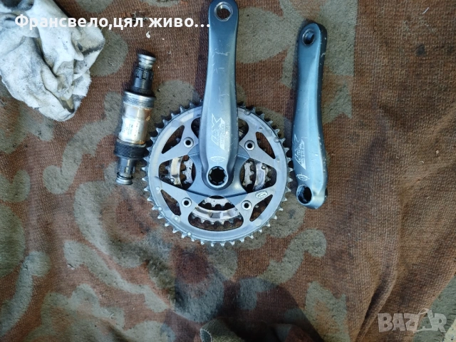 Курбел със средно движение за велосипед колело Shimano deore lx