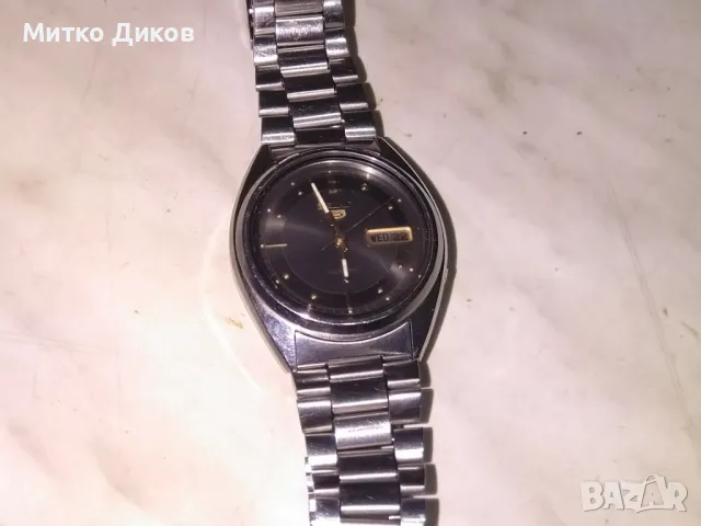 Seiko 5 automatic "851238"N перфектен автоматичен часовник метална ориг.верижка, снимка 2 - Мъжки - 48428867