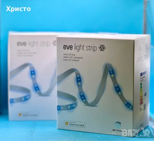 НОВО!!! LED лента RGB Smart Eve Light Strip, 24W, Допълнителна, 1800 лумена, A++, 2 м, снимка 2 - Друга електроника - 46920167