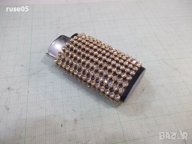 Запалка "CLIPPER" газова с мек пламък обкована с камъни, снимка 5 - Колекции - 50658789