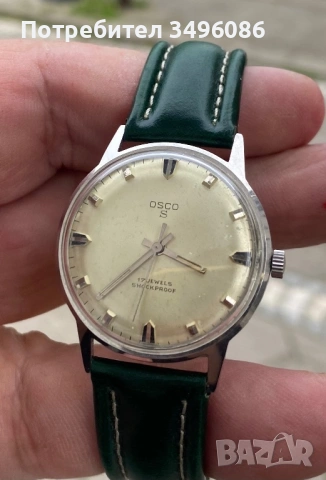 Стар немски часовник OSCO S, снимка 8 - Мъжки - 53938491