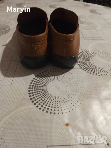 мъжки италиански кожени мокасини , снимка 6 - Маратонки - 53503644