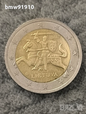 2 евро Литва 