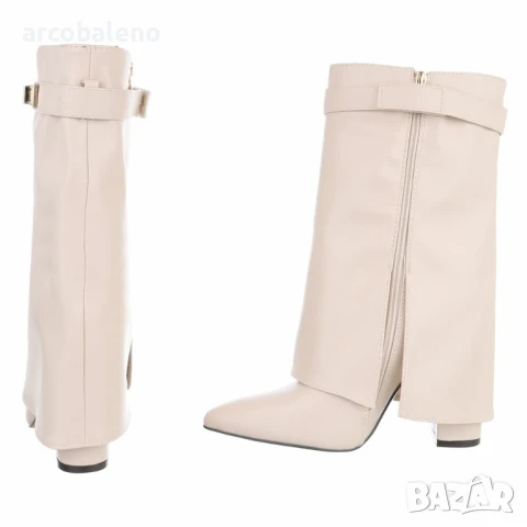 Дамски боти на висок ток, 4цвята , снимка 7 - Дамски боти - 51304074