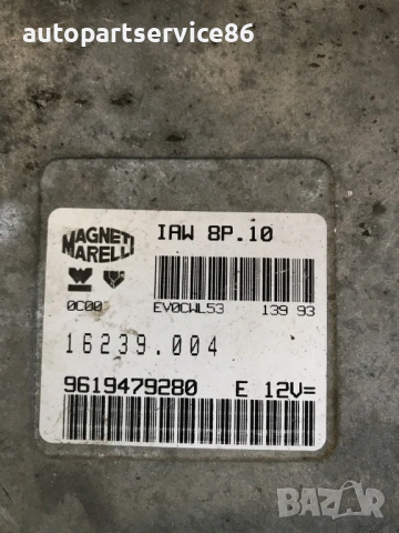 Компютър за управление на двигателя ECU за Peugeot Xsara 306 1.8 бензин (2001) 9619479280 IAW, снимка 3 - Части - 53616692
