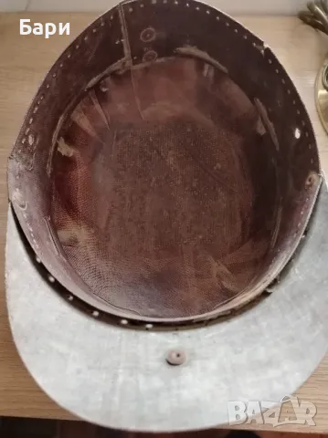 Стара миньорска каска - Костенурка, снимка 10 - Антикварни и старинни предмети - 49741360