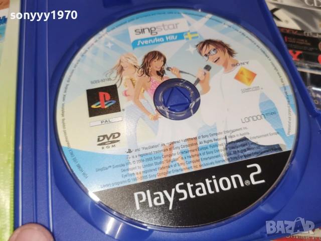 SONY PS2 GAME SINGSTAR SVENSKA HITS 2302261357, снимка 2 - Игри за PlayStation - 53592486