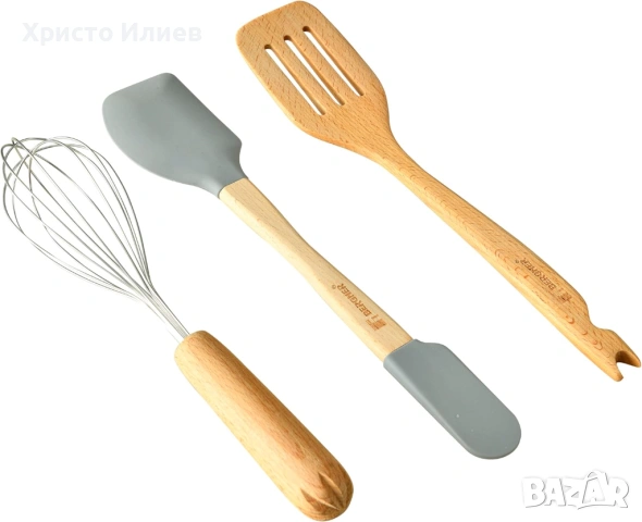 Комплект 3 части прибори за готвене Bergner, снимка 2 - Прибори за хранене, готвене и сервиране - 54108625