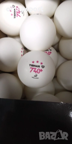 топчета за тенис на маса tibhar t40+ *** бели за състезания ittf , снимка 2 - Тенис - 53266496