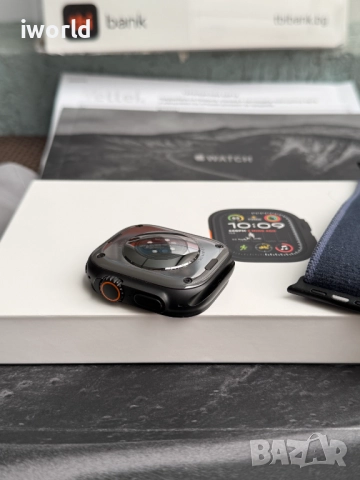 24мес❌ Гаранция‼️ Apple Watch ULTRA 2 ‼️ Лизинг от 42лв/м ‼️ 49mm Cell / Black Titanium, снимка 7 - Смарт часовници - 52144762
