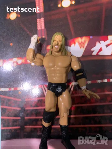 Екшън фигура WWE Triple H Трите Хикса Jakks Ruthless Aggression играчка figure, снимка 4 - Колекции - 48502833