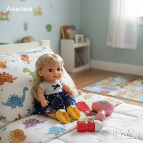 Кукла с мигащи очи,аксесоари и звуци, снимка 2 - Кукли - 52831179