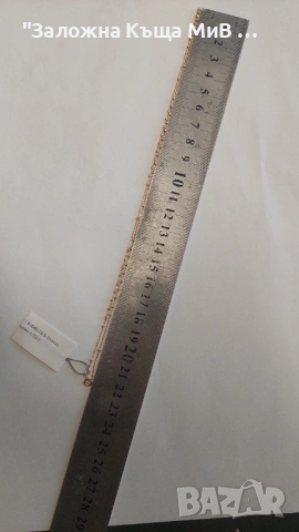 Златно колие 1.33гр. 14к.  р-р22см, снимка 3 - Колиета, медальони, синджири - 54027919