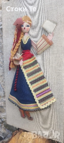 Ретро българска кукла – ръчна изработка (1984 г.), снимка 5 - Антикварни и старинни предмети - 51755584