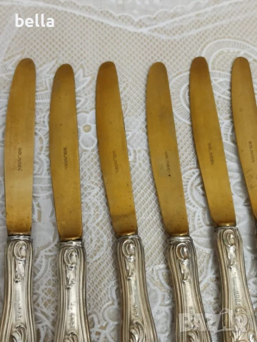 Сребърни стари прибори Солинген комплект , снимка 11 - Антикварни и старинни предмети - 50576022