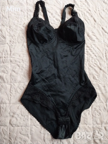 М Черно еластично,модилелиращо боди, снимка 7 - Корсети, бюстиета, топове - 53472793