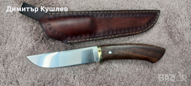 Ловен нож от стомана К390, снимка 2 - Ножове - 44987312