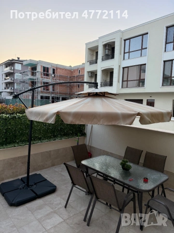 Висящ градински чадър 