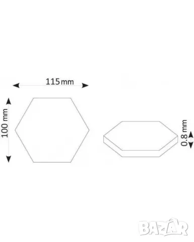 Модулен TOUCH LED панел тип „Honeycomb", снимка 6 - Лед осветление - 49024197