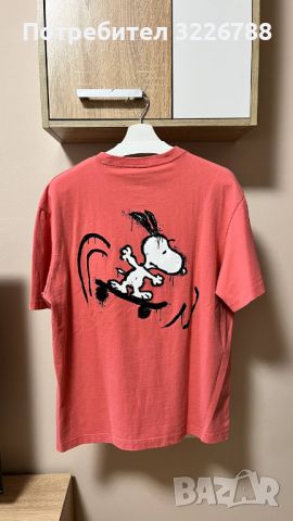 Розова мъжка тениска H&M / М размер, снимка 1 - Тениски - 45569415