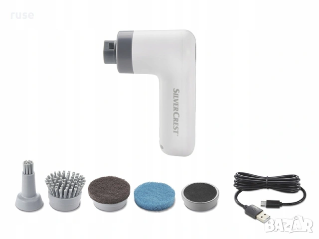 НОВИ! Акумулаторна четка за почистване SilverCrest 4V 2Ah, снимка 3 - Други стоки за дома - 53438641