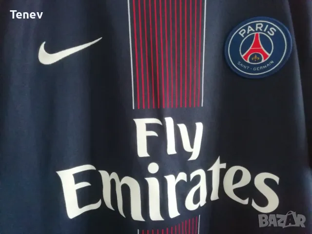 PSG Paris Saint-Germain 2016/2017 оригинална тениска Nike фланелка L ПСЖ , снимка 5 - Тениски - 47234866