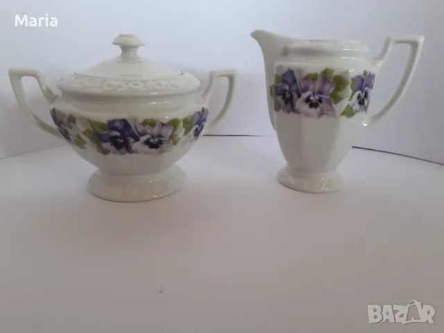 Захарница и латиера Теменужки Rosenthal , снимка 1 - Сервизи - 47852162