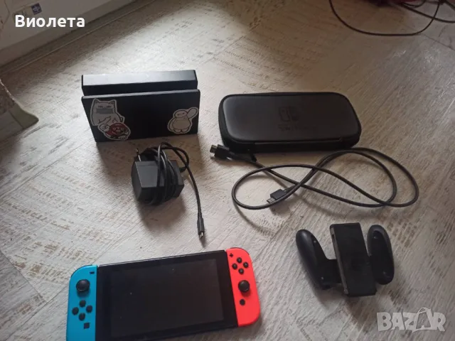 Nintendo Switch+FC24+Mario Kart, снимка 4 - Игри за Nintendo - 48247602