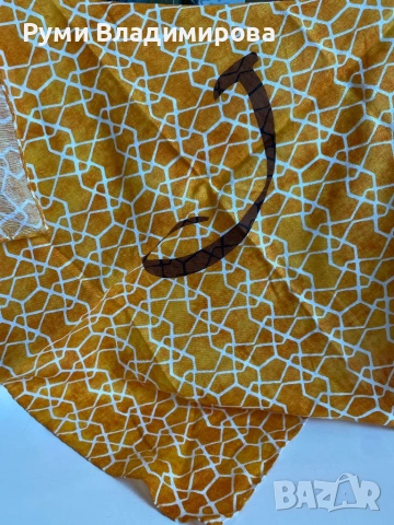 Оранжев шал от кашмир, лен/ различни видове, снимка 11 - Шалове - 47002157