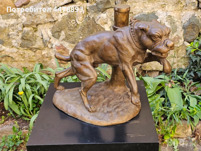 Масивна стара бронзова склуптура. , снимка 8 - Антикварни и старинни предмети - 54123109