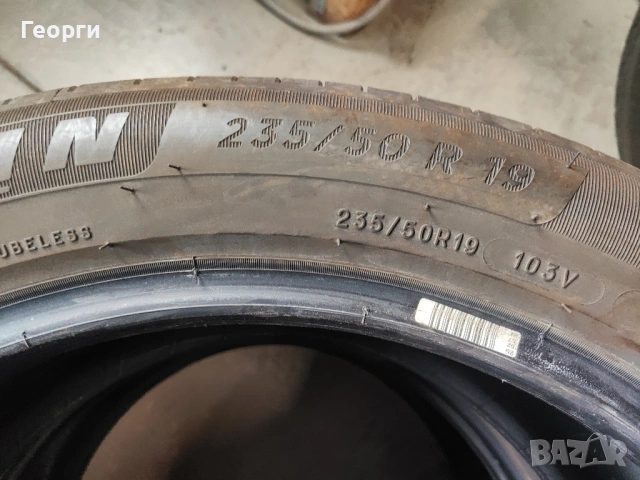 2бр.летни гуми 235/50/19 Michelin, снимка 6 - Гуми и джанти - 53931271