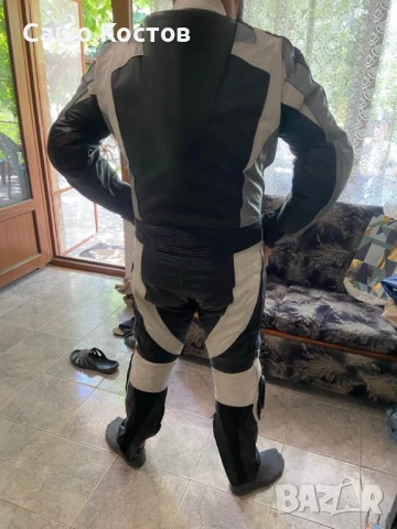 Цял кожен мото екип с гърбица размер XL, снимка 2 - Костюми - 50755134