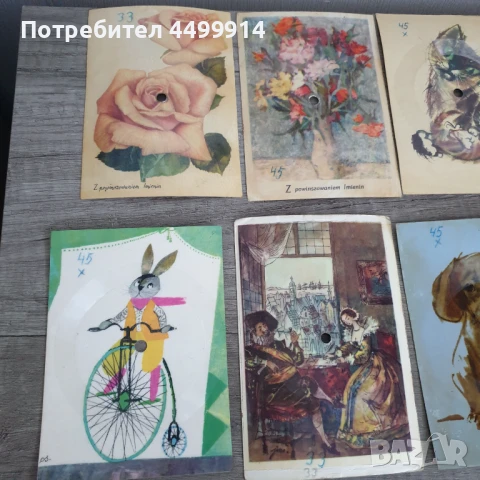 Грамофонни плочи картичка - 9 броя, снимка 3 - Антикварни и старинни предмети - 50796549