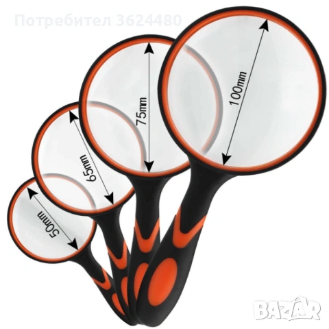 Лупа за четене с ергономична дръжка 3102, снимка 9 - Други инструменти - 53535165