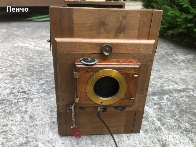 старинен салонен фотоапарат, снимка 3 - Антикварни и старинни предмети - 51135756